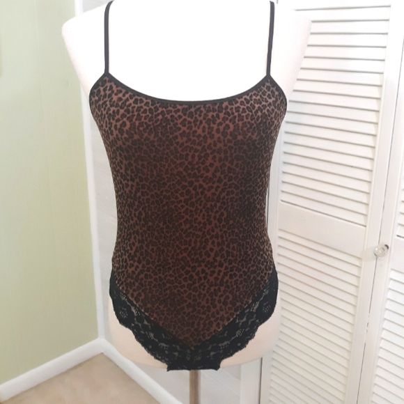 Victoria's secret leopard lace bodysuit small *P - Picture 1 of 6
